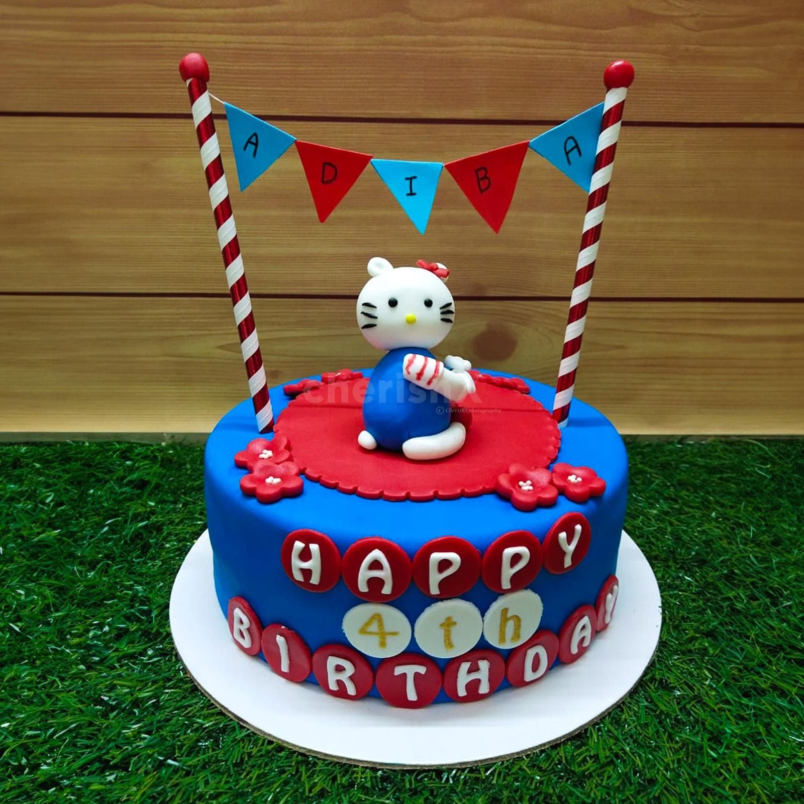 Hello kitty Theme Fondant Cake