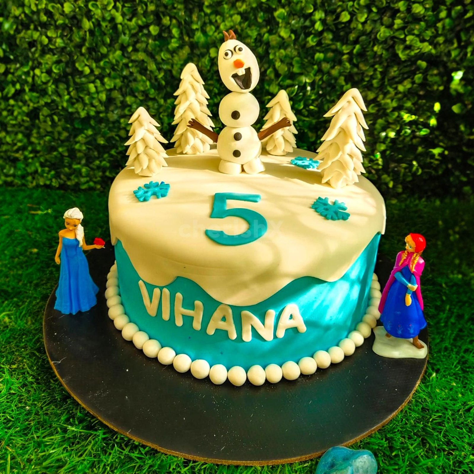 Frozen Theme Fondant Cake